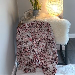 Animal print blouse
